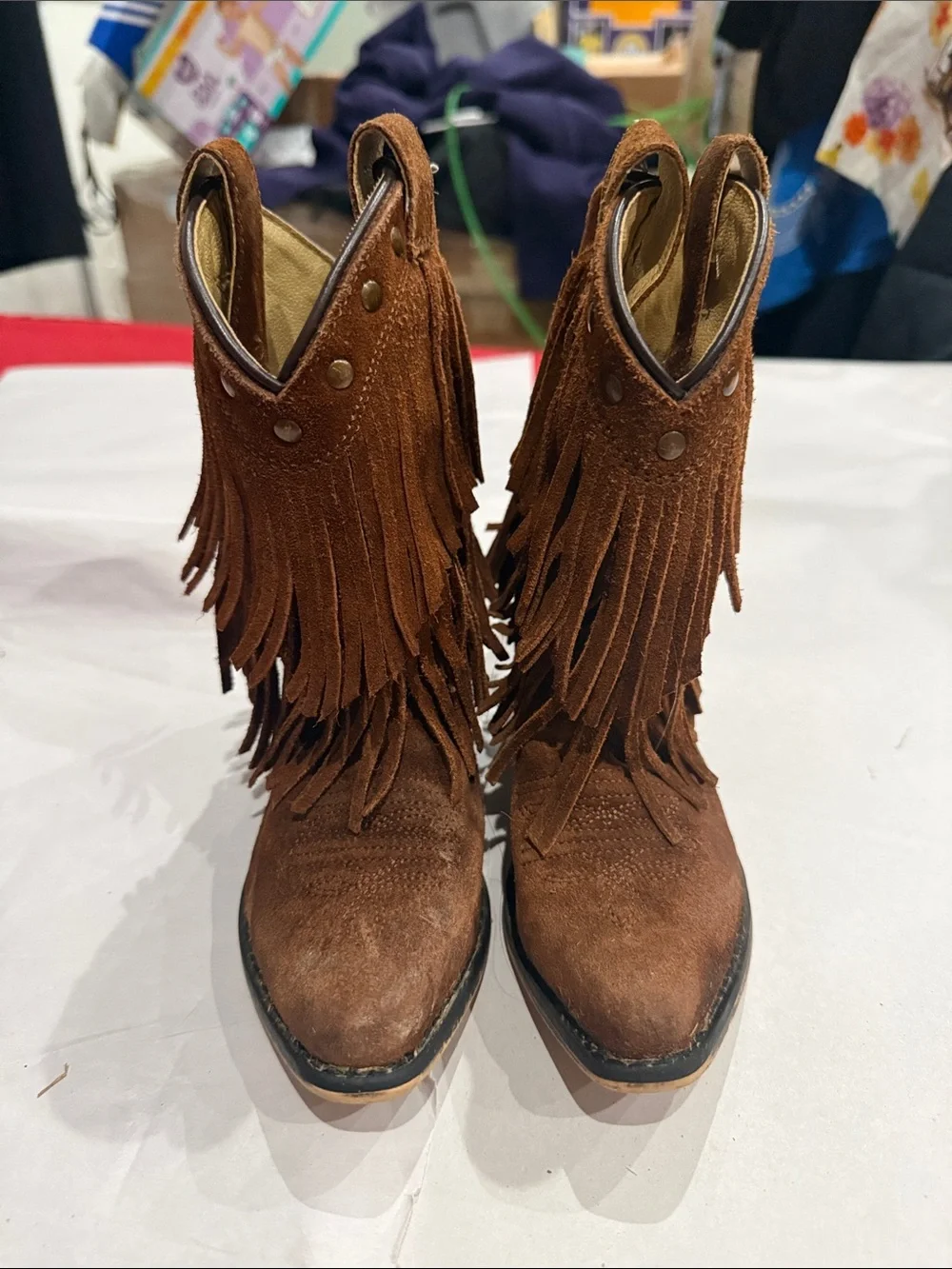 Shyanne brown suede